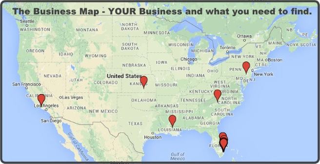 The Business Map - Your Business and WHAT you need to find to enhance your business.